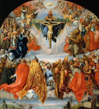 The Adoration of the Trinity, by Albrect Dürer 1511 © Kunsthistorisches Museum, Vienna