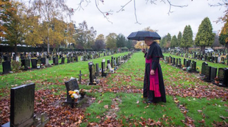 Bishop David Oakley in Kingsthorpe Cemetery