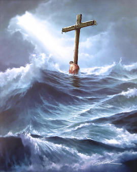 Clinging to the Cross, by Danny Hahlbohm, 2014 © Danny Hahlbohm Art