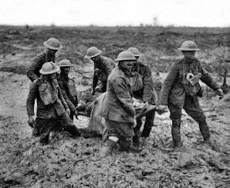 Stretcher bearers on the Western Front