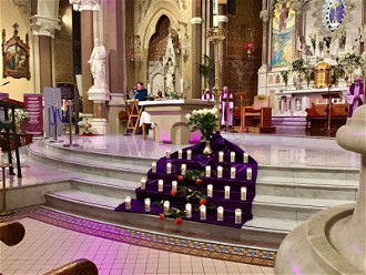 Clonard Mass candles