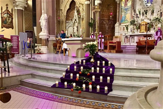 Clonard Mass candles