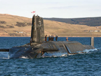 Trident submarines carry up to 24 nuclear missiles. Each one is 7-30 times more powerful than the bomb dropped on Hiroshima