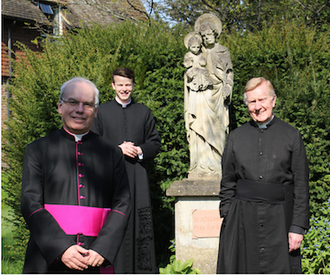 Ready for Walk for Water Challenge: Mgr Tony Barry, Fr Roy Waters and Fr Thomas Kent