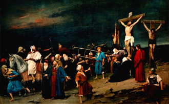 Golgotha, by Mihály Munkácsy Completed on Easter Day 1884  © Déri Museum, Hungary