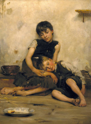 Orphans, by Thomas Benjamin Kennington © Tate Britain, London