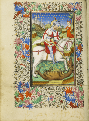 St George and the Dragon, by Master of Sir John Fastolf © J Paul Getty Museum (object no. 84.ML.723.33v)
