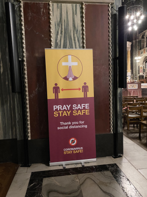 Covid-secure guidance at Westminster Cathedral
