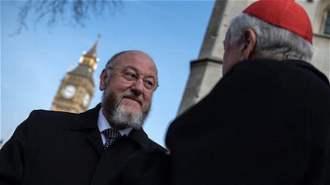 Chief Rabbi  with Cardinal Image M Mazur