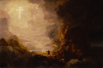 The Pilgrim of the Cross at the End of His Journey by Thomas Cole © Smithsonian American Art Museum, New York