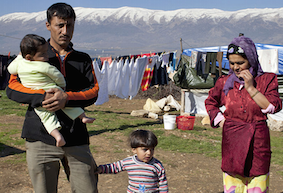 Syrian refugee family - image Vatican News