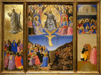 The Corsini Triptych by Fra Angelico  - Painted 1447-1448 © Palazzo Corsini, Rome