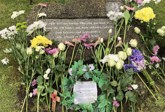 Leicester memorial stone honours 250 men who refused to fight in WW1