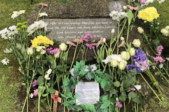 Leicester memorial stone honours 250 men who refused to fight in WW1