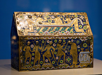 Limoge enamelled reliquary 1210