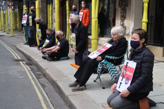 Vigil outside Church House