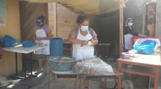 Communal meals kitchen