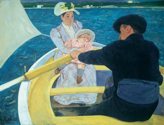 The Boating Party, by Mary Cassatt 1894 © National Gallery of Art, Washington