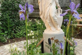 Our Lady of Cana in the Rosary Garden.  Image: St Dominic's