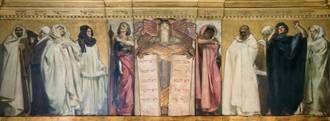 Frieze of the Prophets (North Wall Boston Public Library), by John Singer Sargent © Christian Art