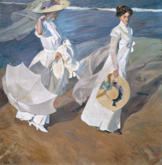 Strolling around the Seashore, by Joaquín Sorolla, 1909 © The Sorolla Museum, Madrid