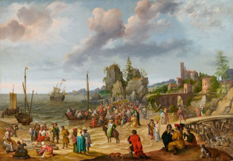 Jesus Preaching by the Sea of Galilee by Adam Willaerts © Lempertz Cologne