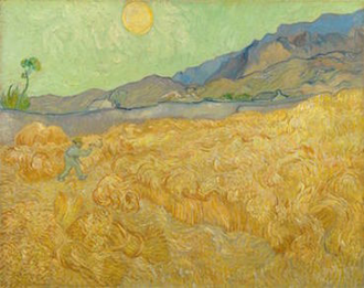Wheatfield with a Reaper, by Vincent van Gogh © Van Gogh Museum, Amsterdam (Vincent van Gogh Foundation)