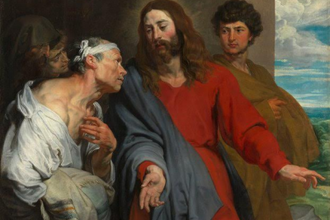 Christ Healing the Paralytic by Anthony Van Dyck. Image Royal Collection Trust