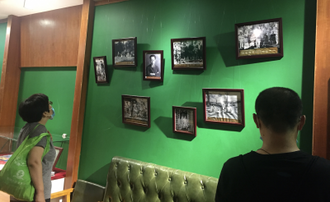 Pictures of Yang Zhong Jian and Teilhard de Chardin at the Paleozoological Museum of China