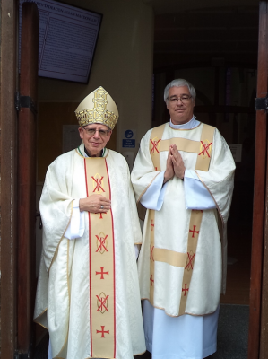 Bishop Paul Hendricks with Deacon Allan MacDonald