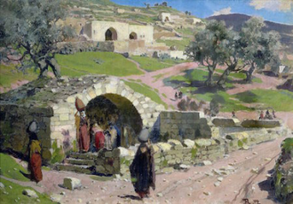The Virgin Spring in Nazareth, by Vasilij Dmitrievich Polenov 1882 © State Tretyakov Gallery, Moscow