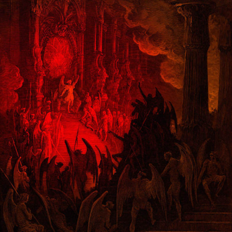 Satan Talks to Council of Hell, by Gustave Doré, engraving for Paradise Lost, by John Milton © Christian Art