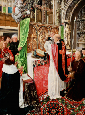 The Mass of St Giles, by The Master of St Giles ©National Gallery, London