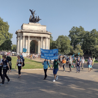 Crossing Hyde Park Corner