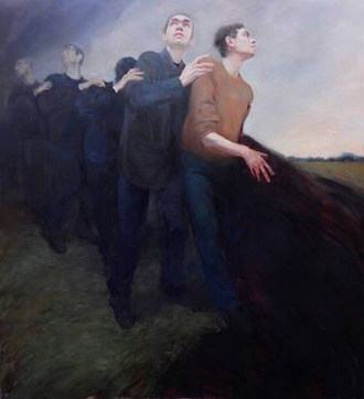 The Blind Leading the Blind 2020 © Zoryana Petriv / Saatchi Art