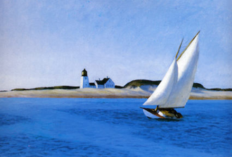 The Long Leg, by Edward Hopper 1935  © The Huntington Art Collections, San Marino, CA