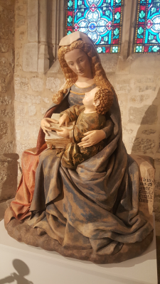 The Loving Madonna, Collegiale St Hippolyte Poligny, Jura, France