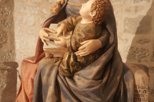 The Loving Madonna, Collegiale St Hippolyte Poligny, Jura, France