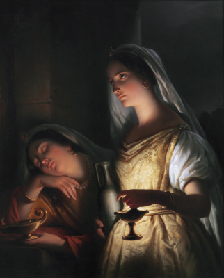 The wise and the foolish virgin, by Jan Adam Kruseman, 1848 © Jan Cunen Museum, Oss, Netherlands
