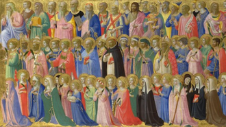 The Forerunners of Christ with Saints and Martyrs, Fra Angelico © National Gallery, London