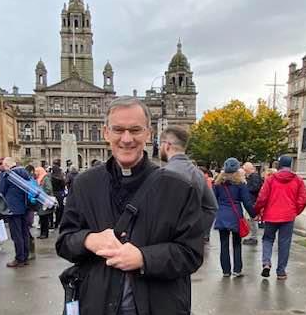 Bishop John at COP26 faith vigil Image ICN/JS