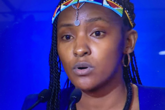 Climate activist from Kenya  - Image ICN/JS