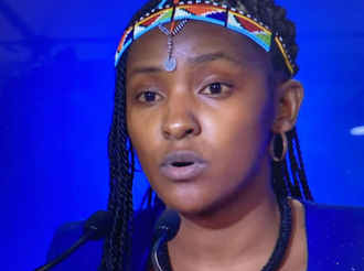 Climate activist from Kenya - Image ICN/JS