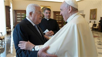 President Abbas meets Pope Francis