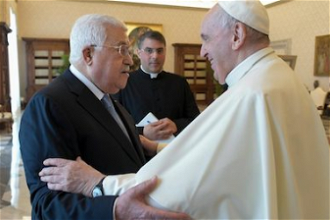 President Abbas meets Pope Francis