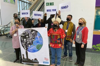 Protest at COP26. Which future would you fund?