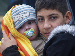 Children sleeping rough in Calais