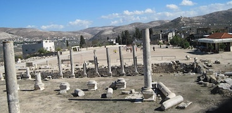 Roman site in Sebastiya