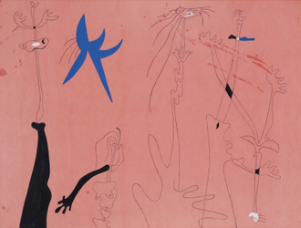 Sand Titre, by Joan Miró 1934 © Christie's New York, 15 June 2020, lot 29