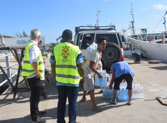 Emergency supplies for Ra-Horakthy crew